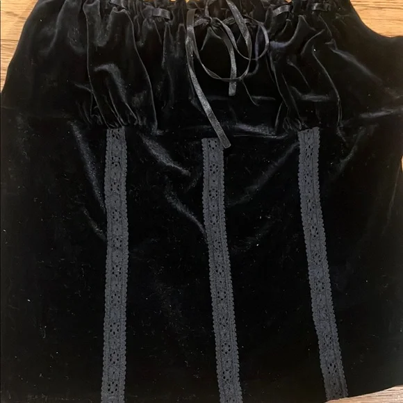 Express Black Ruched Bustier Camisole - Picture 2 of 4